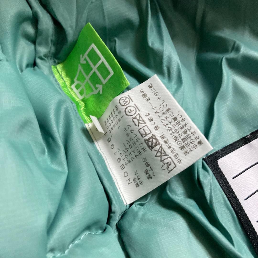 【お値下げ中】THE NORTH FACE 90センチ　キッズ　ダウン　水色