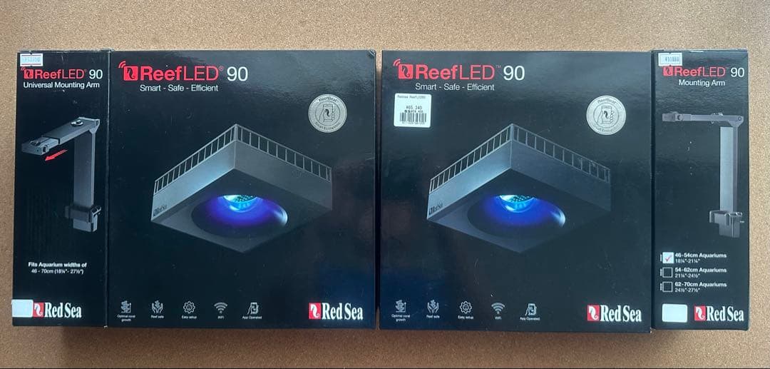 【中古】Red Sea ReefLED 90 & アーム ×2