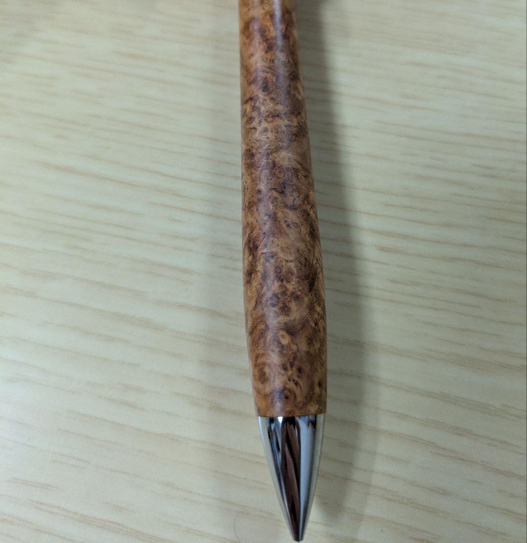 工房楔　花梨こぶ杢（上杢）シャープペンシル　固定式口金付き！