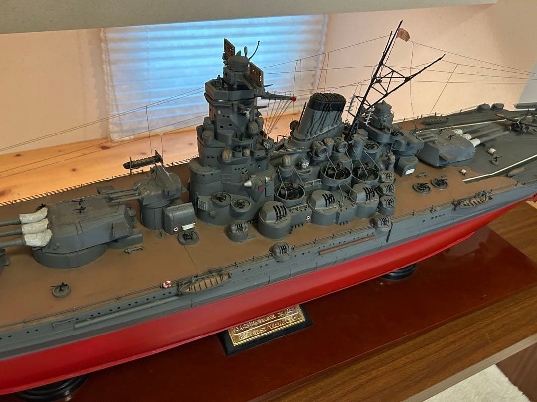 【17日まで限定値下げ】ニチモ 戦艦大和 1/200 塗装完成品