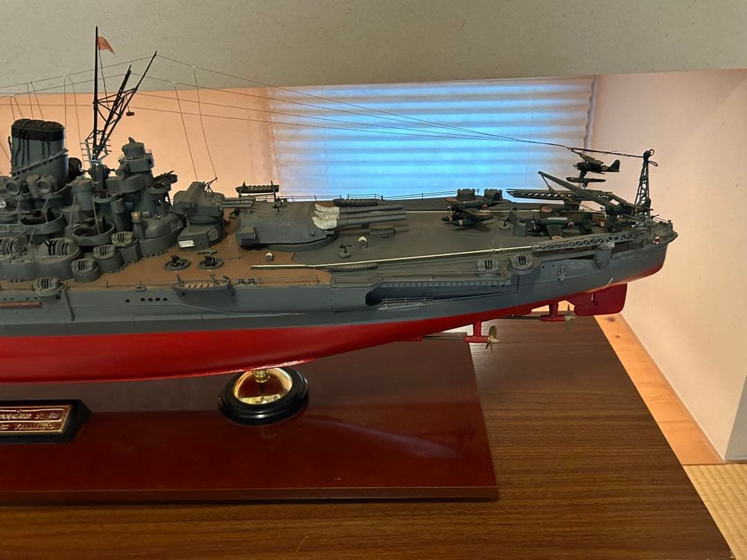 【17日まで限定値下げ】ニチモ 戦艦大和 1/200 塗装完成品