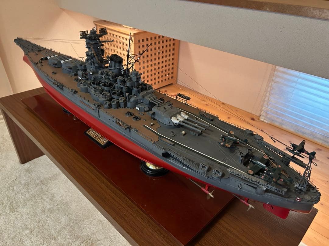 【17日まで限定値下げ】ニチモ 戦艦大和 1/200 塗装完成品