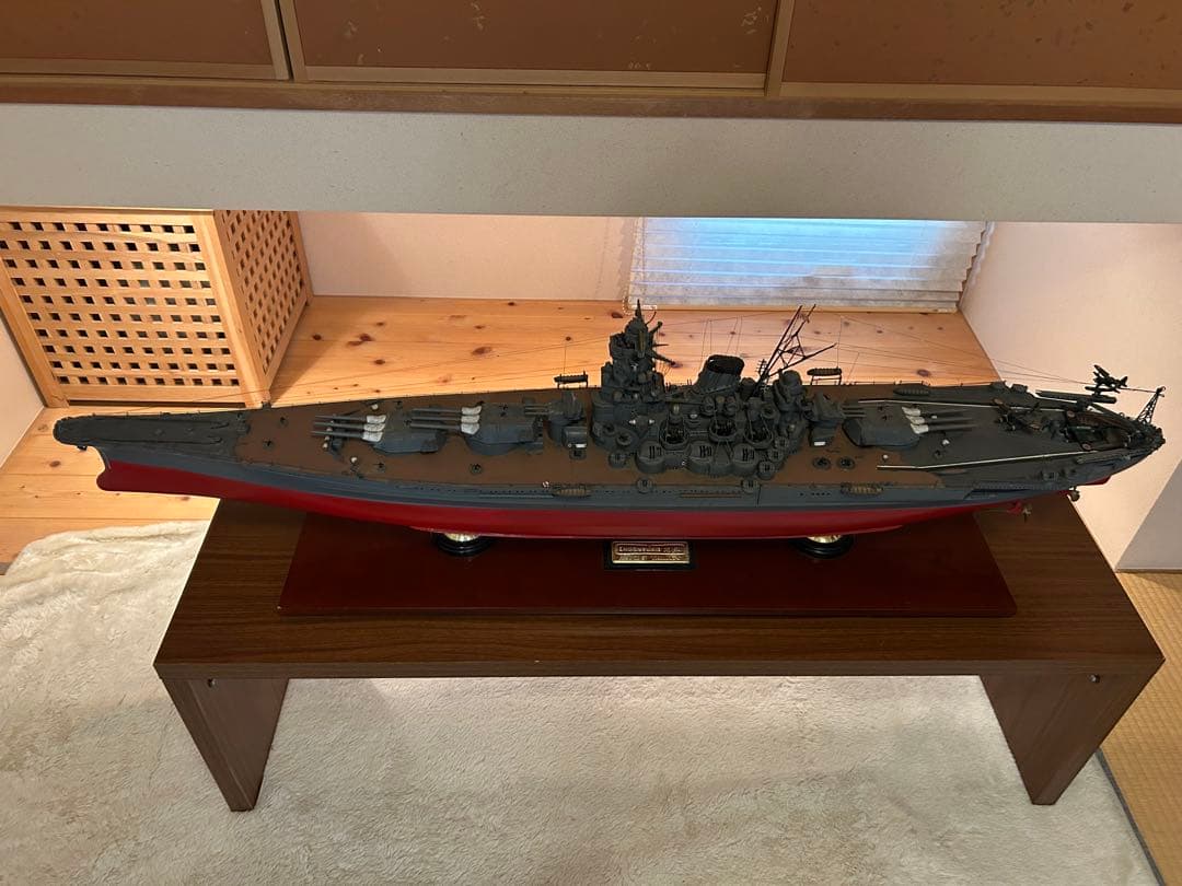 【17日まで限定値下げ】ニチモ 戦艦大和 1/200 塗装完成品