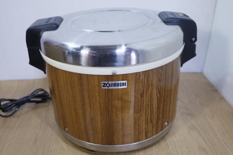 ◆象印業務用電子ジャー（保温専用）THA-C60A 3升3合 木目調 ②