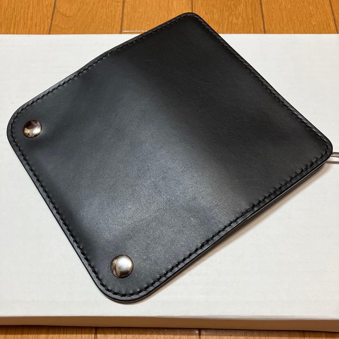 [ハンドメイド]トラッカーウォレット 2層 国産牛革 ウォレットチェーンセット