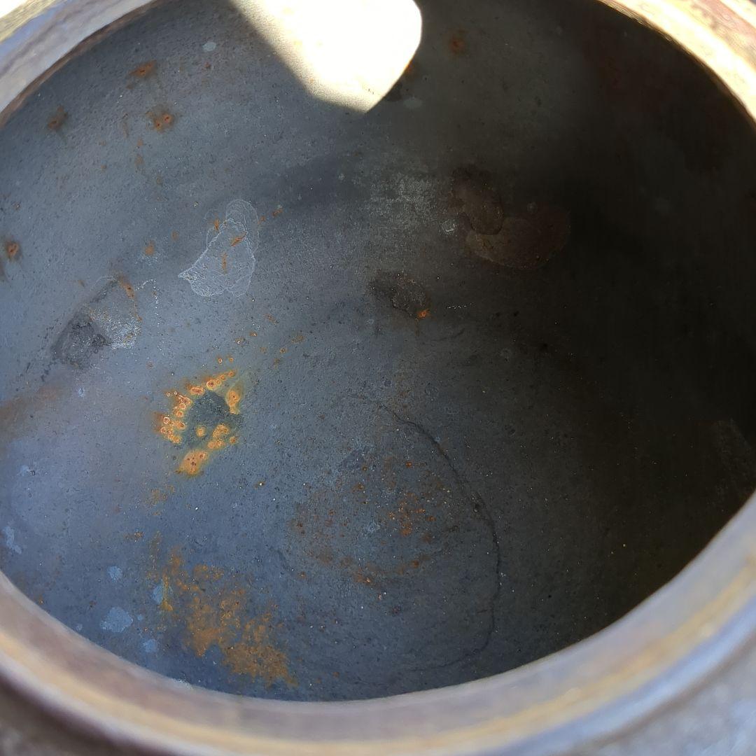 岩手南部鉄瓶　虎山工房　浮彫り鉄瓶☆大幅値下げ