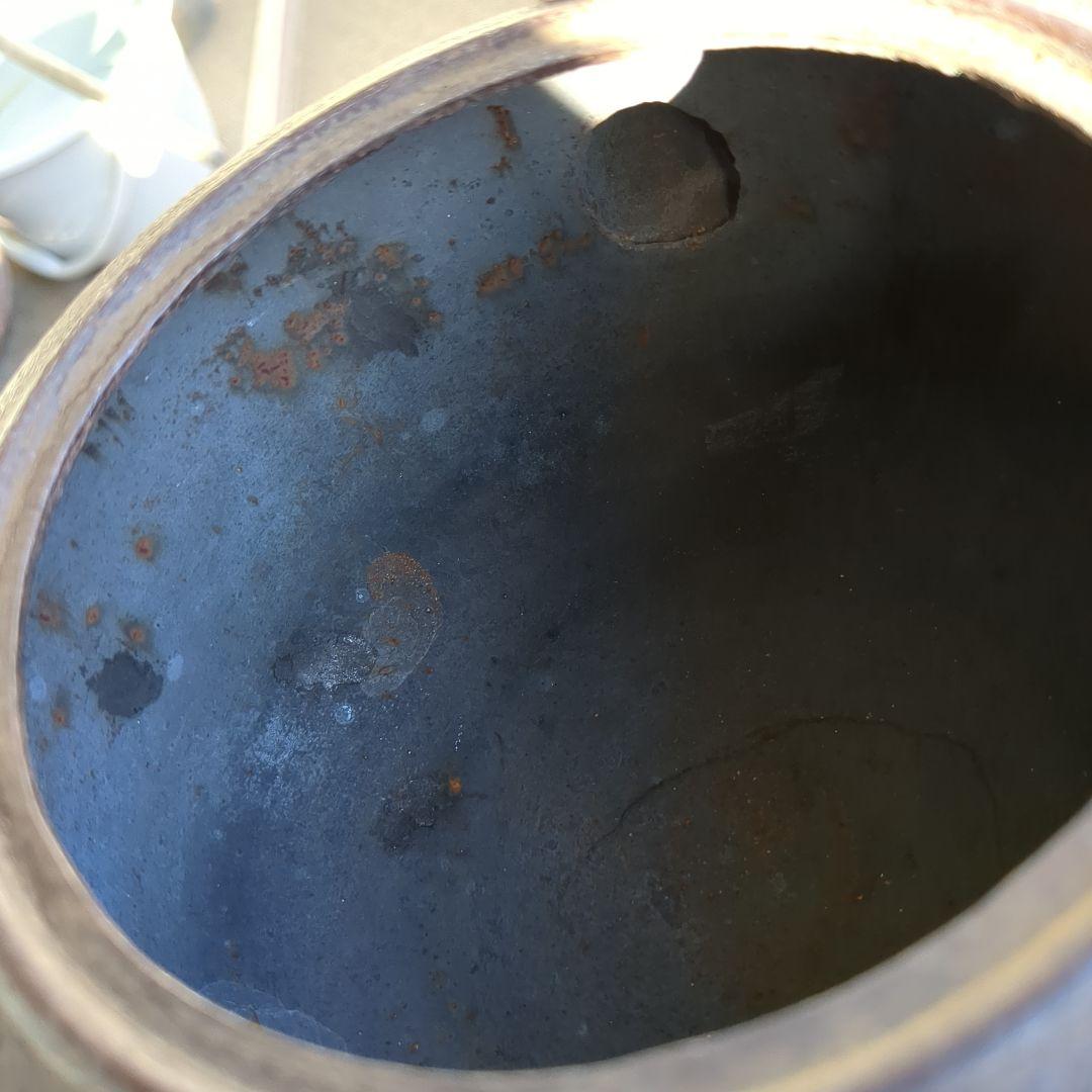 岩手南部鉄瓶　虎山工房　浮彫り鉄瓶☆大幅値下げ