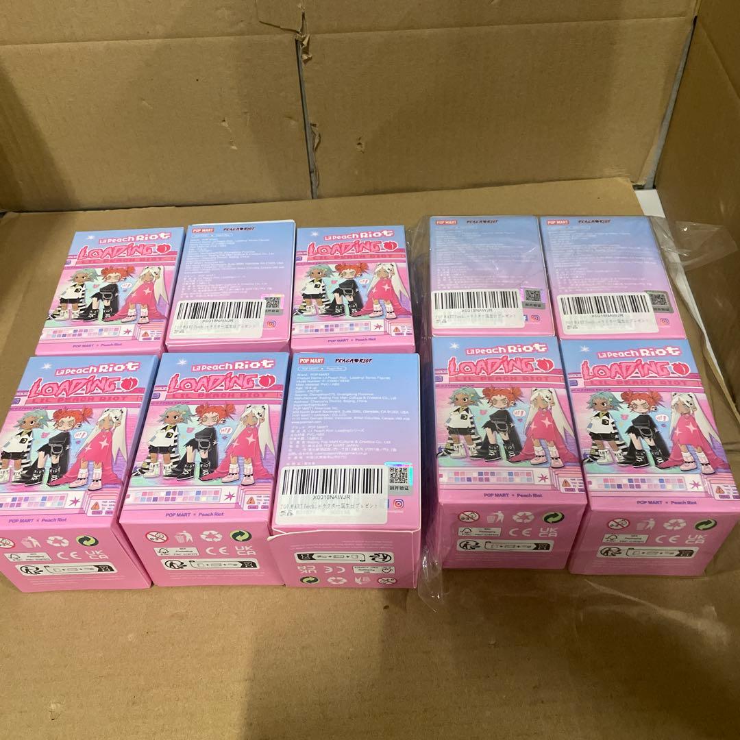 POPMART Lil Peach RiotLoadingシリーズ　　10ピース