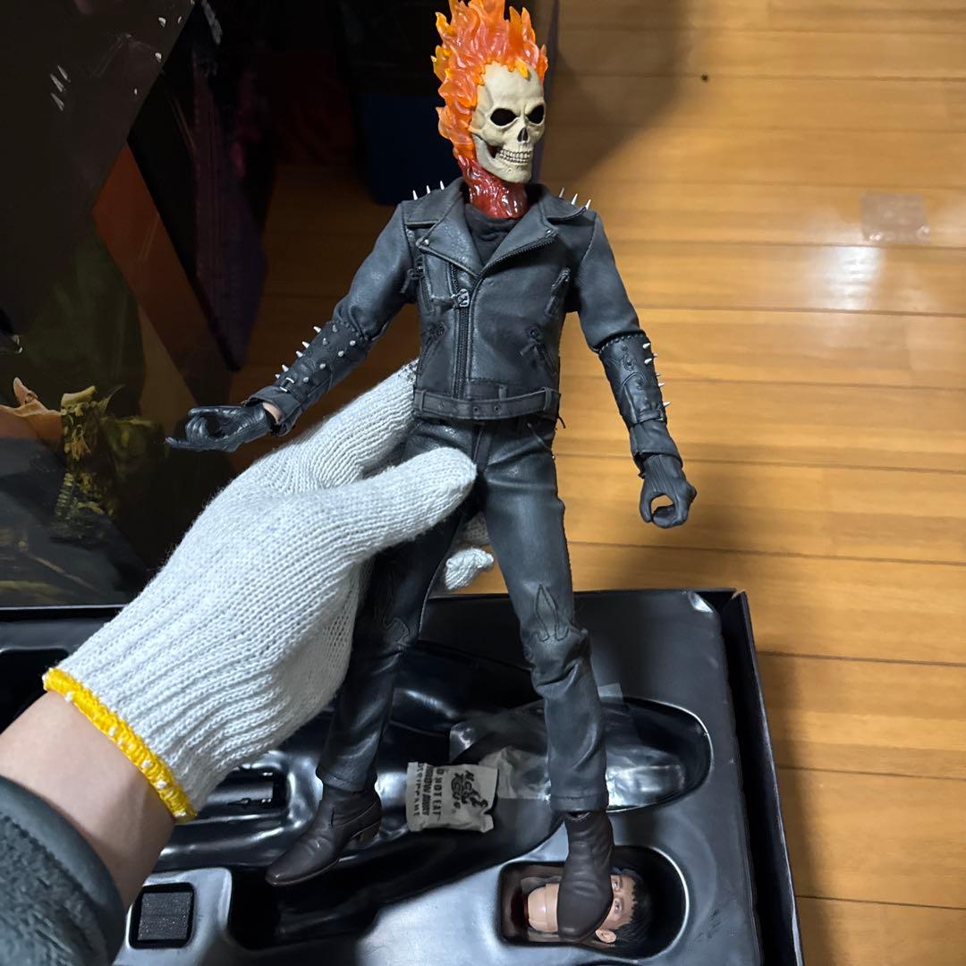 ゴーストライダー ホットトイズアクションフィギュア バイク付き