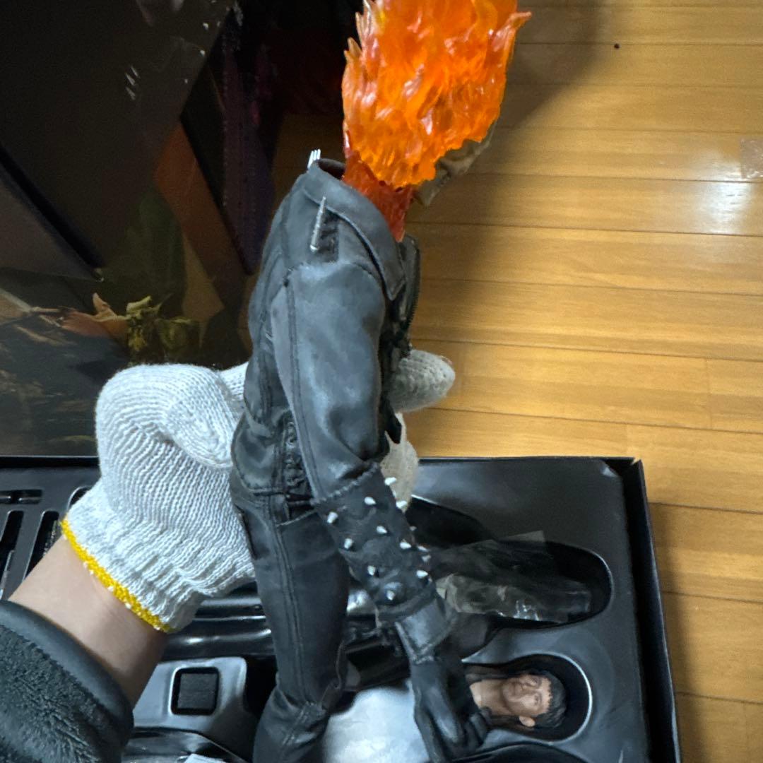 ゴーストライダー ホットトイズアクションフィギュア バイク付き