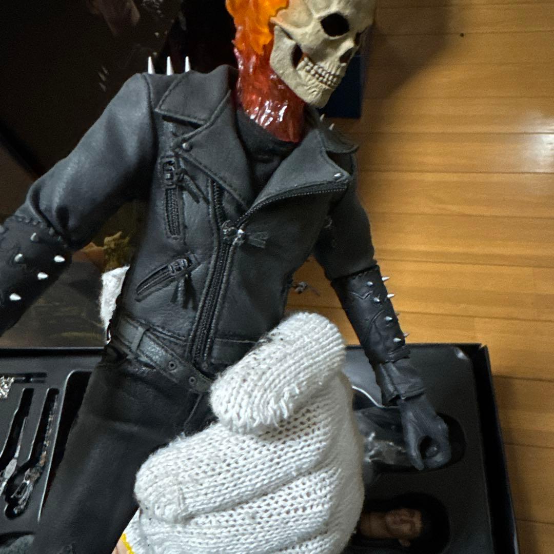 ゴーストライダー ホットトイズアクションフィギュア バイク付き