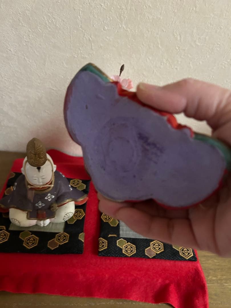 御所人形　親王飾り　お内裏様　お雛様　アンティーク　骨董品　値下げ応相談