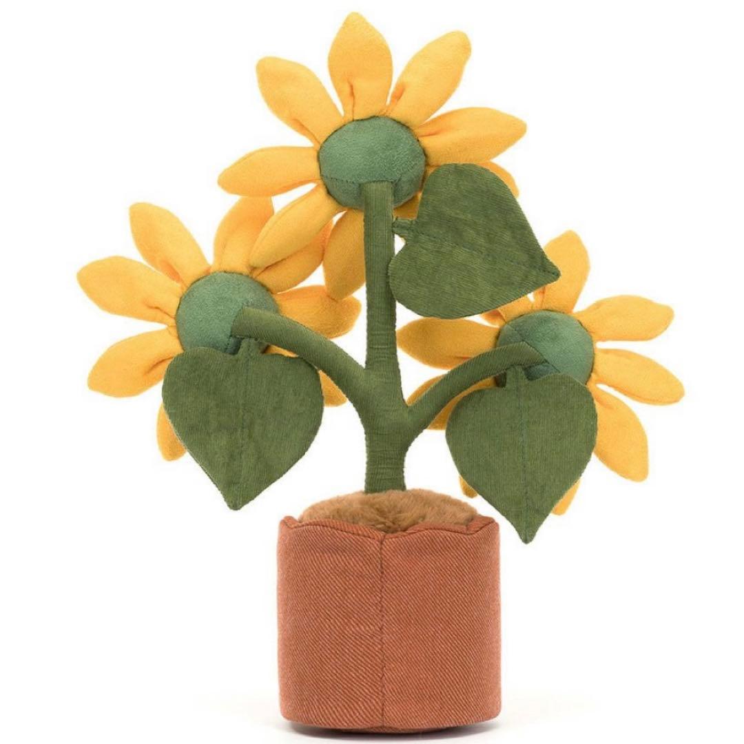 新品　ジェリーキャット　ヒマワリ　ひまわり　向日葵　植物　ぬいぐるみ　花