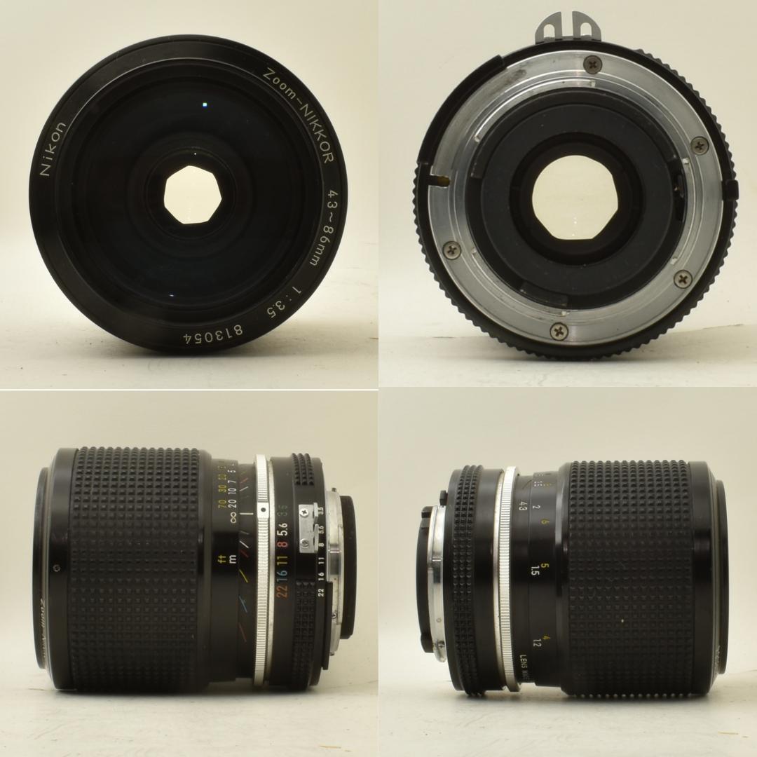 整備済 完動 Nikon F2 ブラック フォトミックA 43-86mm Ai