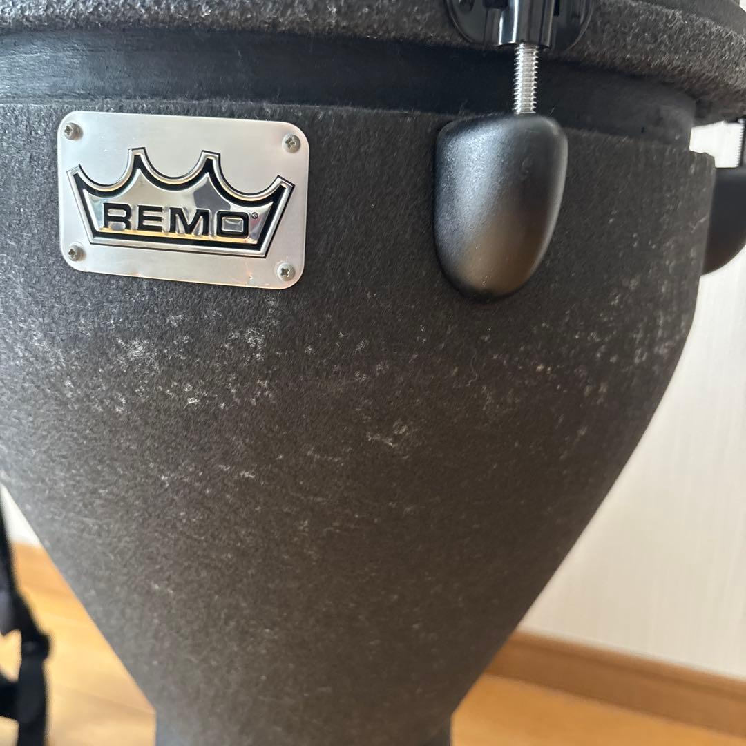 REMO ジャンベ 12インチ DJ0012-BE ケース＆カゴ3点セット