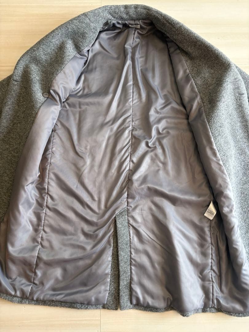 ★15日まで値下げ　Ungrid スライバーチェスターロングコート　M グレー