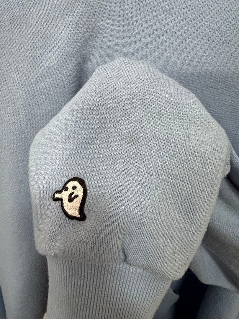 【訳アリ】PEOPLE1 フーディー 怪獣とゴースト パーカー Lサイズ 裏起毛