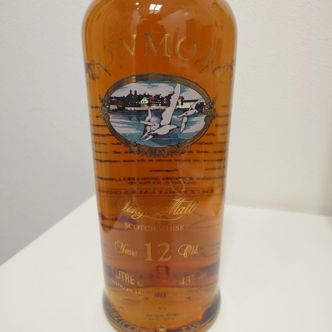 未開栓 BOWMORE ボウモア 12年 カモメラベル 1000ml ウィスキー