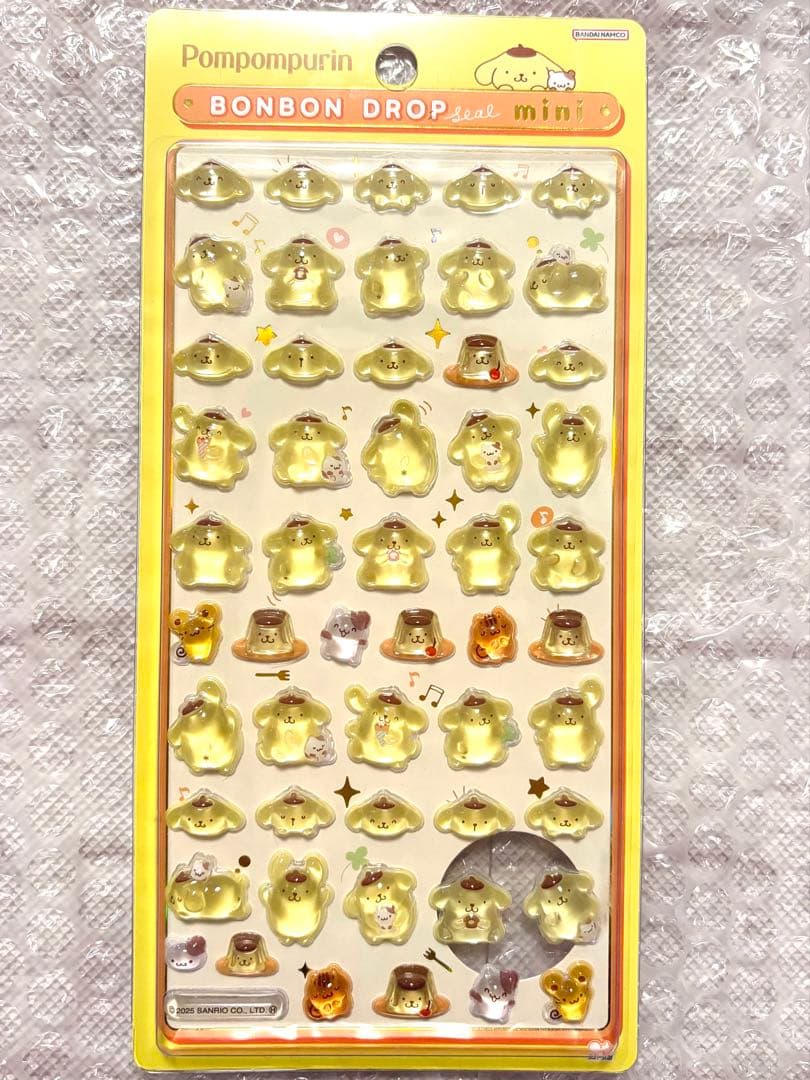 ボンボンドロップシール ミニ サンリオ 8枚セット