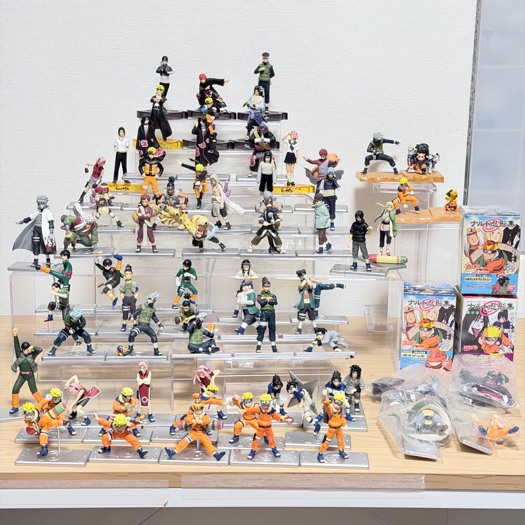 NARUTO⭐︎忍形集⭐︎忍形コレクション⭐︎70体⭐︎未開封有⭐︎フィギュア⭐︎食玩