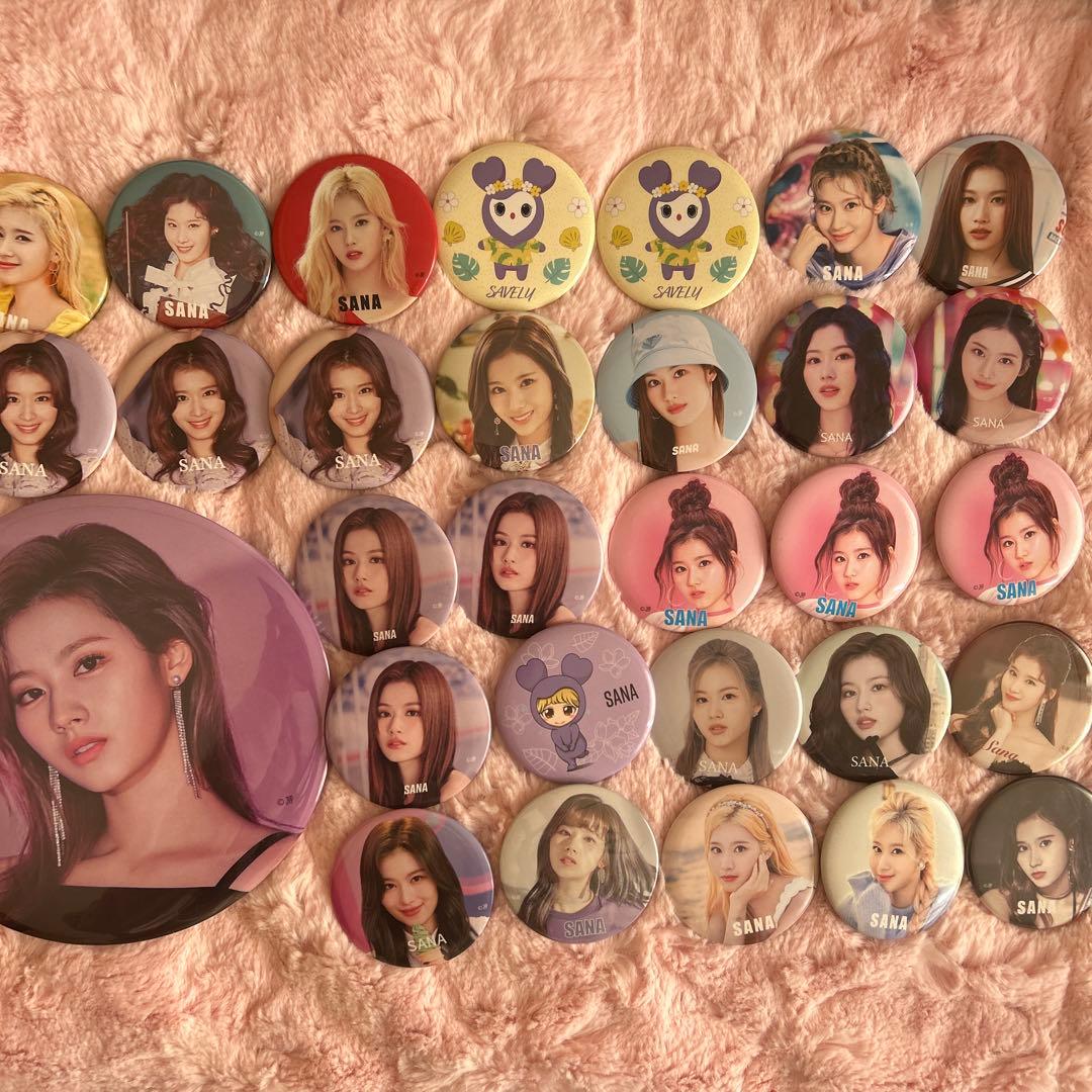 TWICE サナ　缶バッジ　まとめ売り