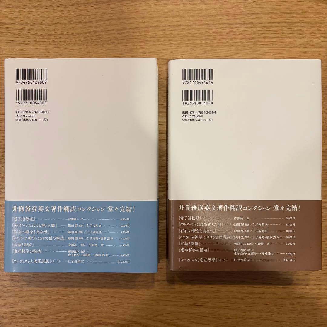 スーフィズムと老荘思想 上・下