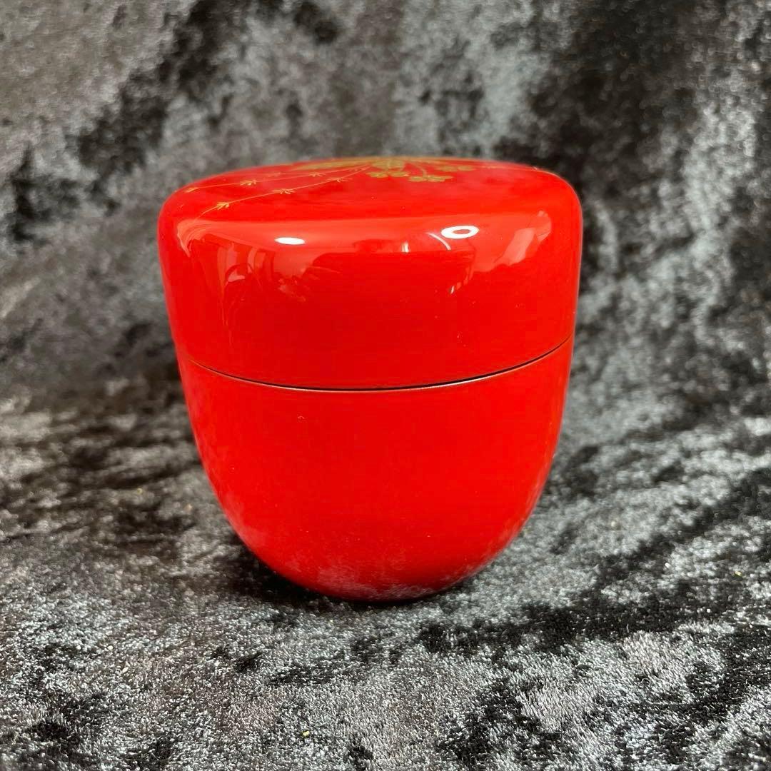 茶道具　棗 金色装飾