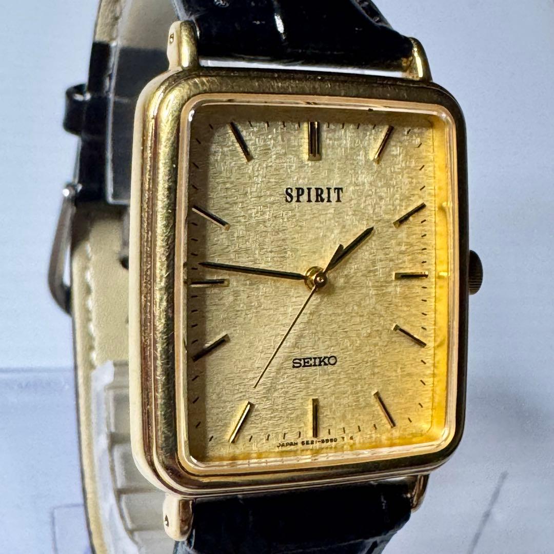 SEIKO 希少 スクエア ヴィンテージ 90's タンク 5E21-5B50