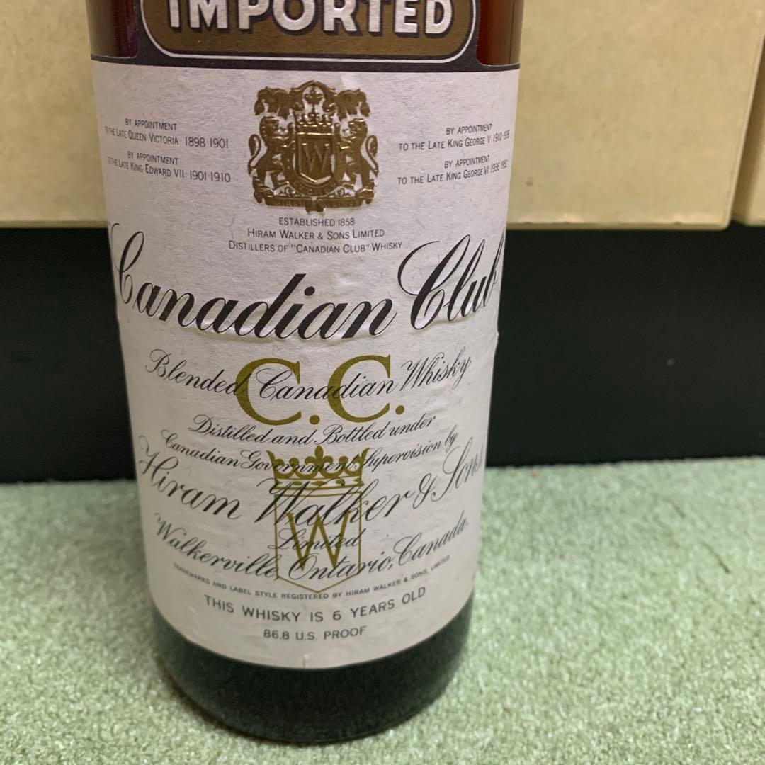 Canadian Club カナディアンクラブ CC 6年　750ml