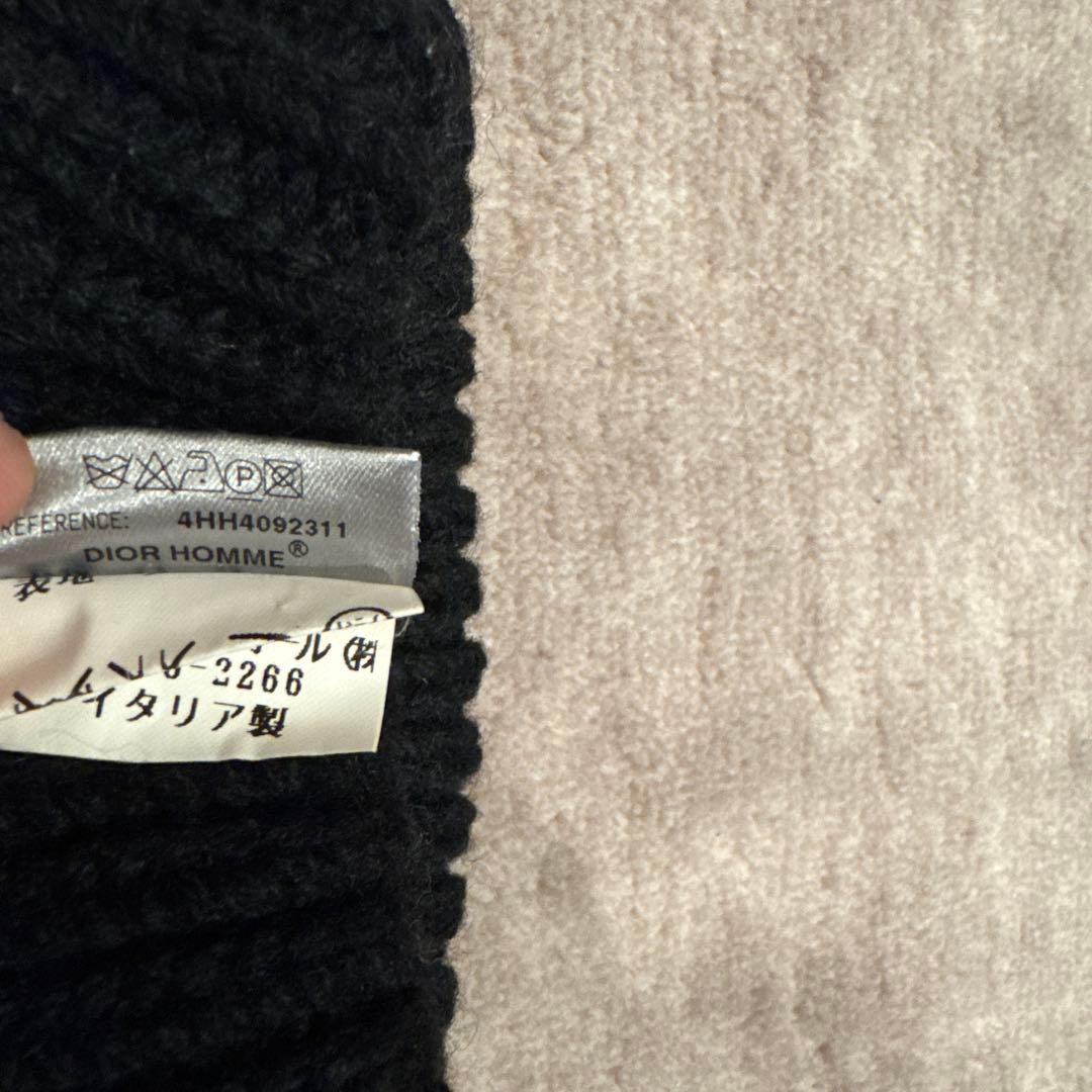 A/W2004Dior Homme Wool Arm Warmers ブラック