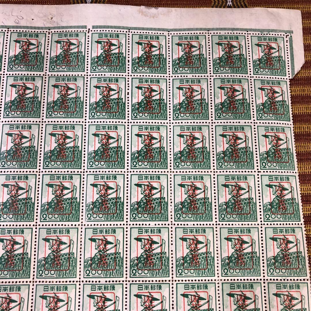 非売品！極めてレアな100枚シート 昭和24年 衆議院議員選挙事務用 加刷