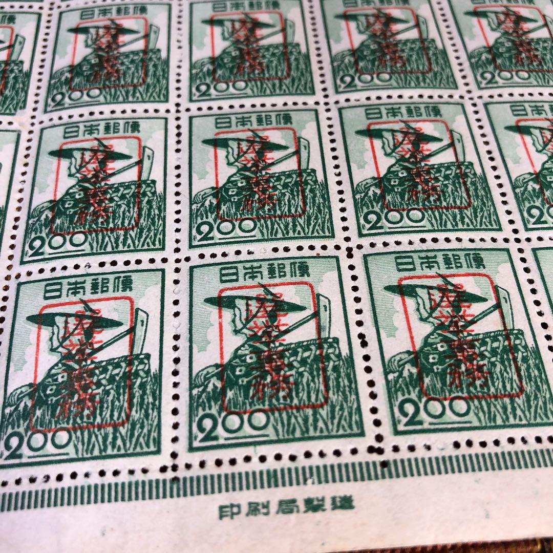 非売品！極めてレアな100枚シート 昭和24年 衆議院議員選挙事務用 加刷