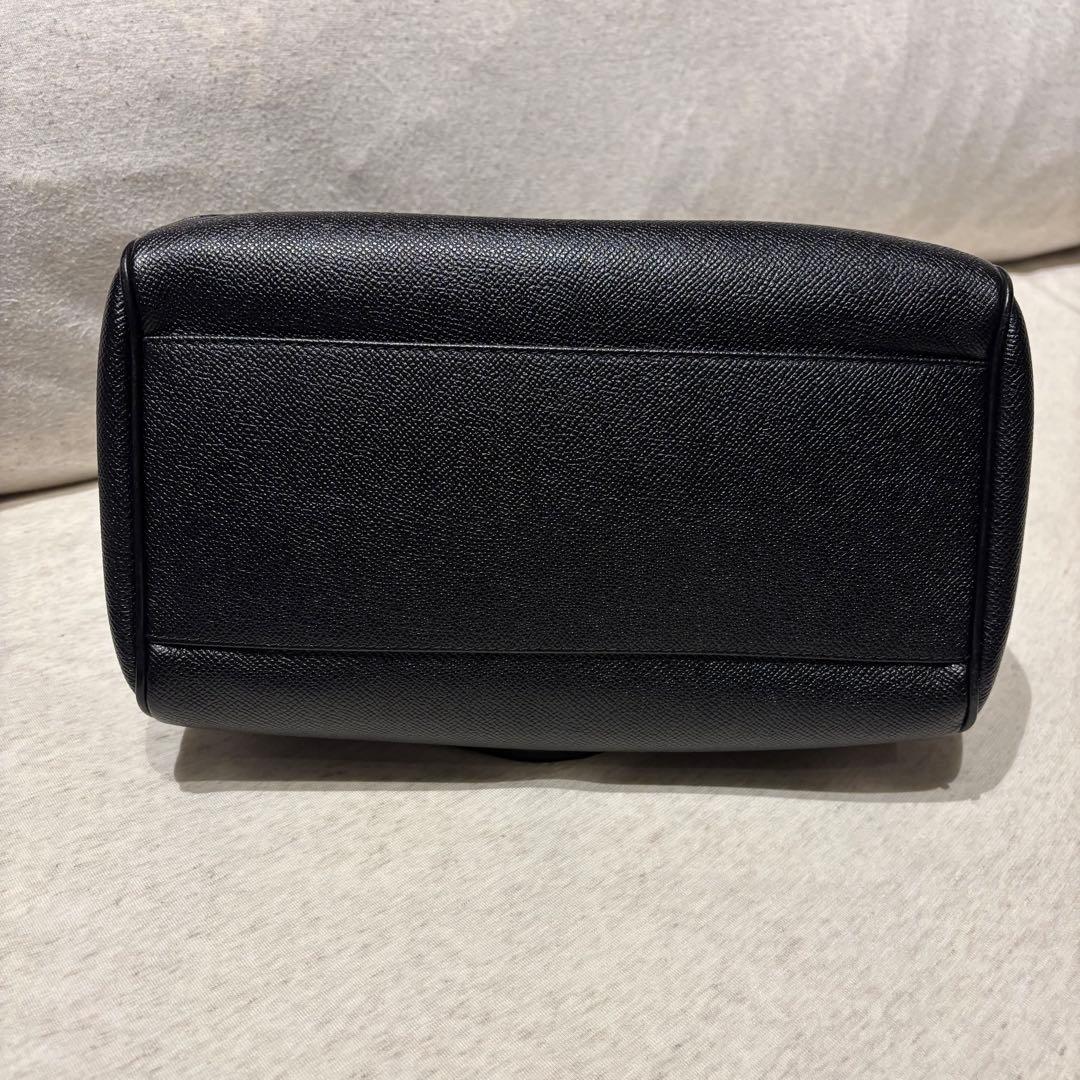 ブルガリ　ミニボストンバッグ　ハンドバッグ　ブラック　黒　ブルー　水色