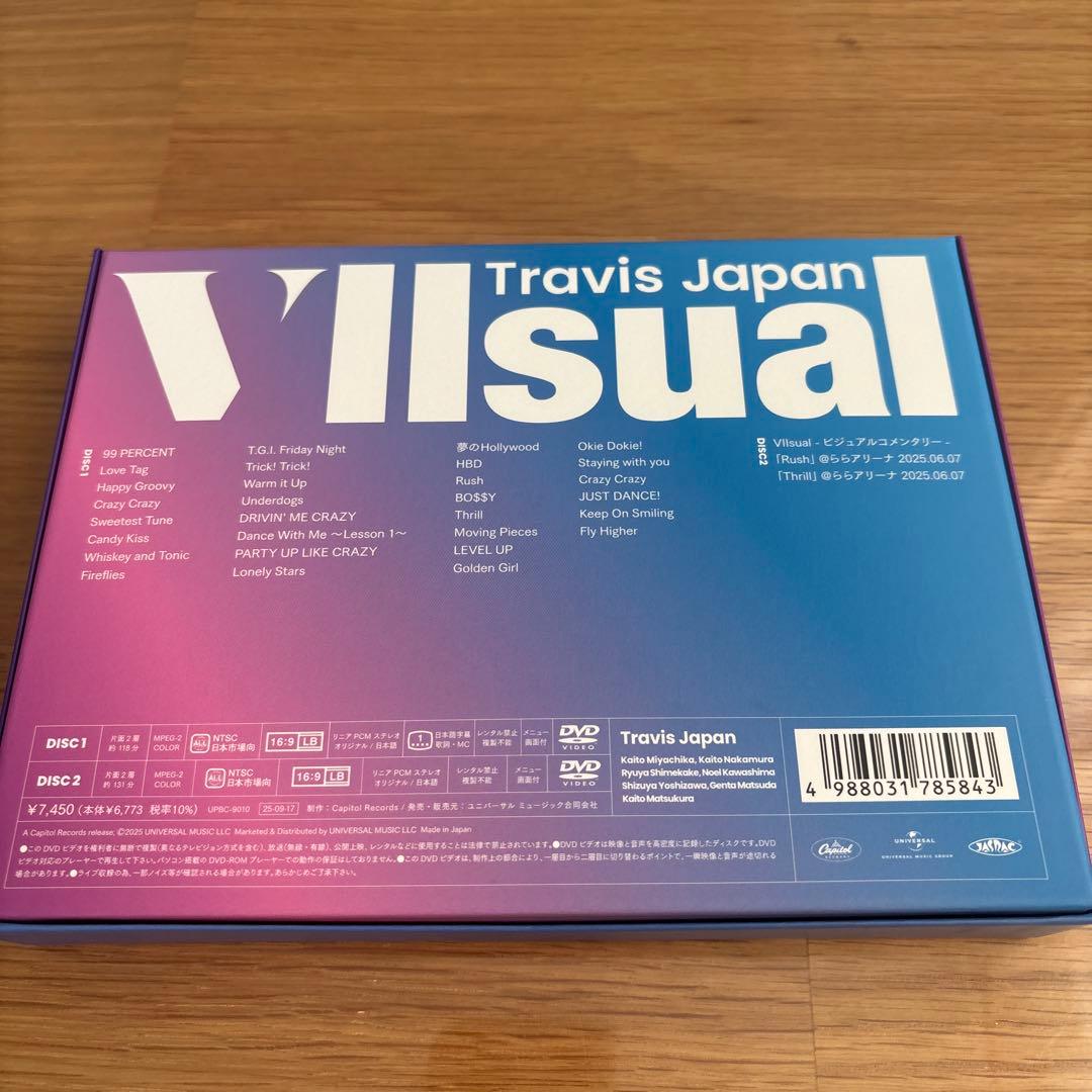 Travis Japan 2025 VIIsual 完全生産限定盤 DVD