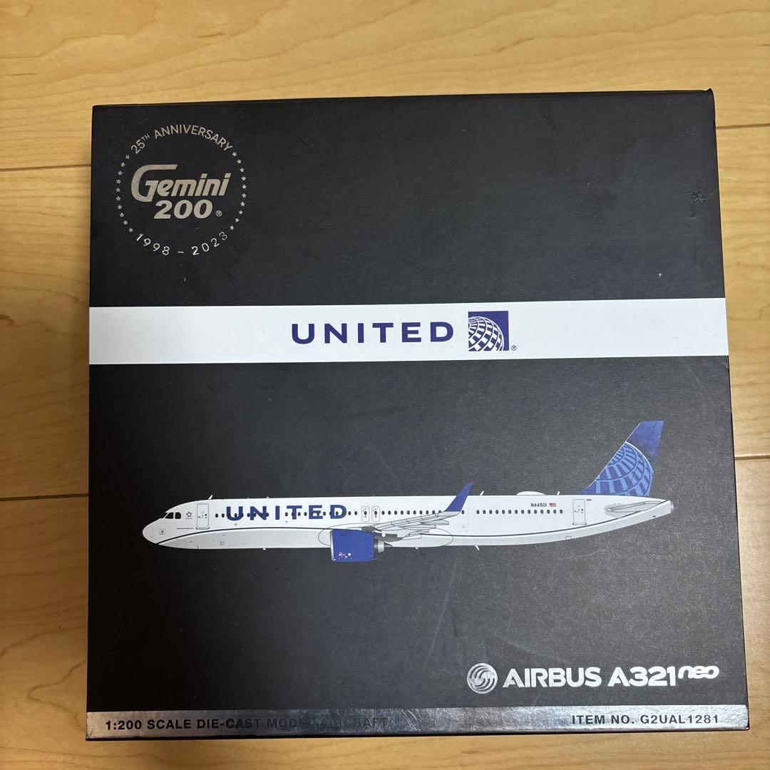 Gemini 200 ダイキャストモデルA321neo ユナイテッド航空