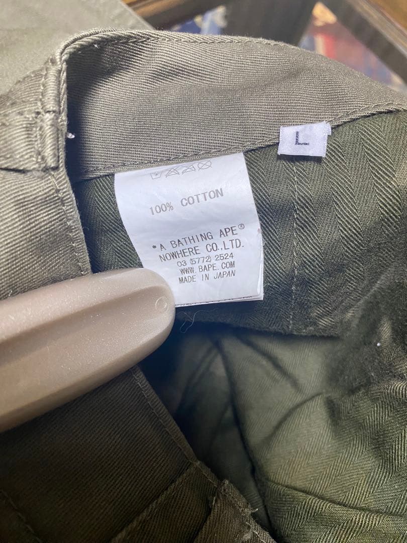 A BATHING APE チノパン オリーブ