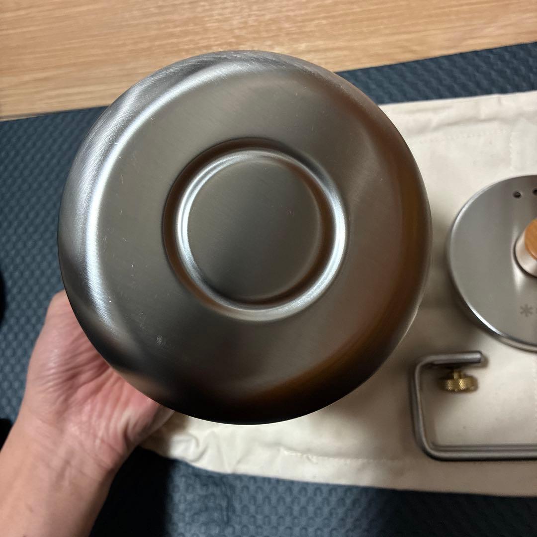  peak ステンレスケトル 収納袋付き