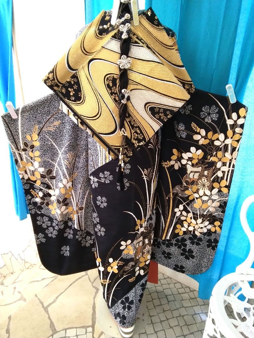 振袖フルセット、正絹振袖成人式、重ね衿、帯揚げ帯締め、西陣袋帯、襦袢、ガード加工