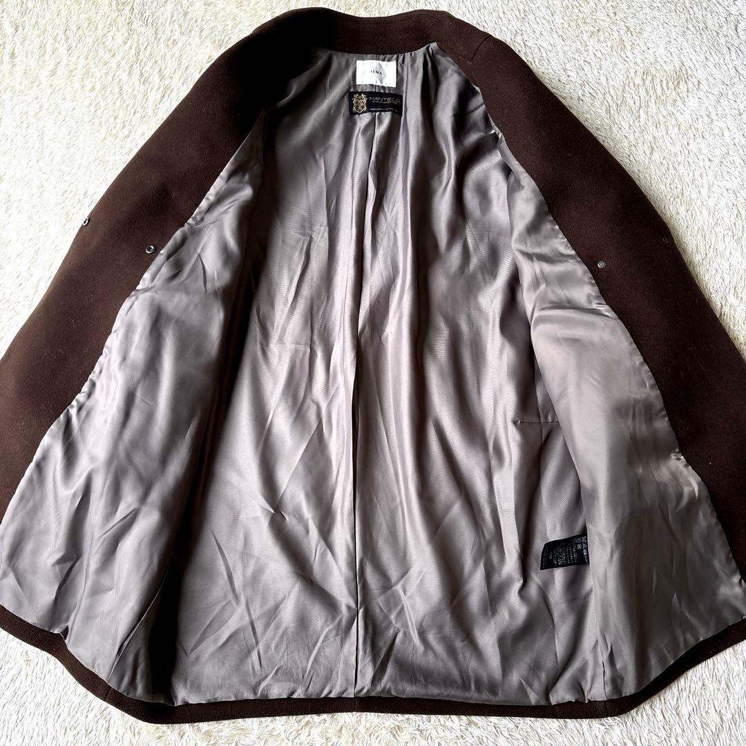 近年モデル　イエナ　MANTECO コクーンショートコート 38 ブラウン