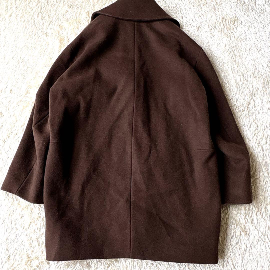近年モデル　イエナ　MANTECO コクーンショートコート 38 ブラウン