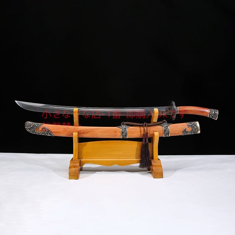 梅清刀酸枝木紋鋼  古兵器 武具 刀装具 日本刀 模造刀 居合刀