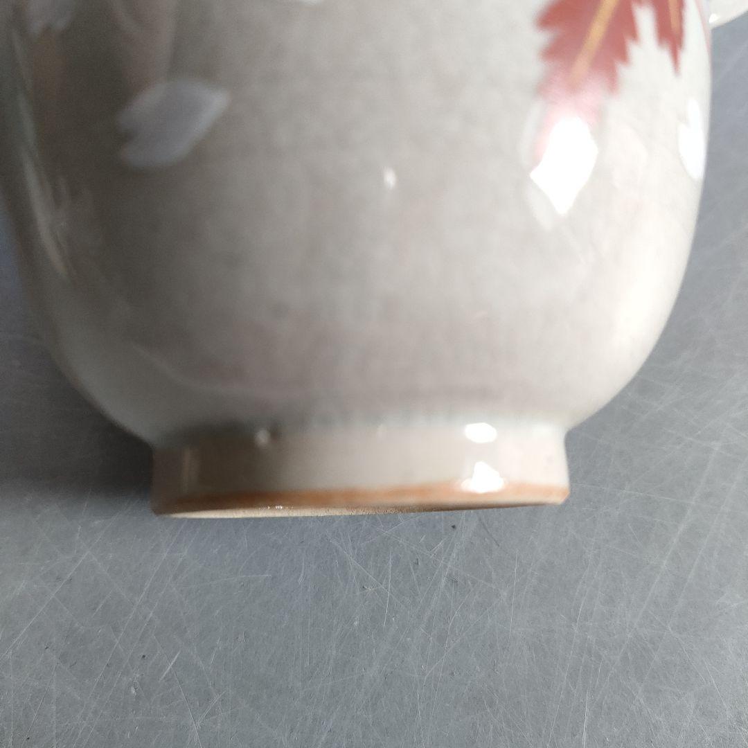 A874-3/平安菊渓 造/仁清写雲錦模様小蓋茶碗(蓋4客・碗5客)