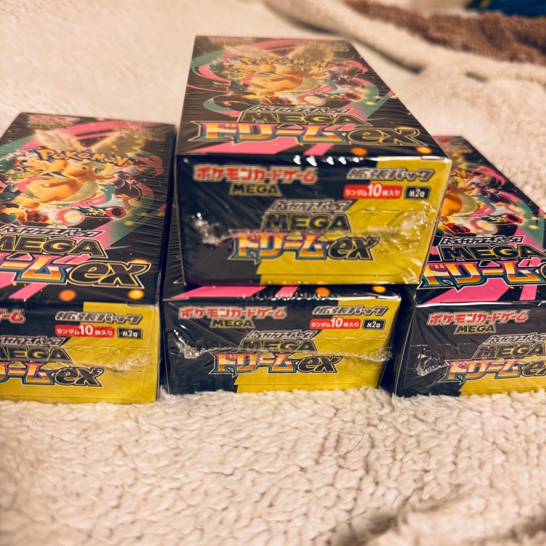 ポケモンカード MEGA ドリームex シュリンク付き　4ｂｏｘ
