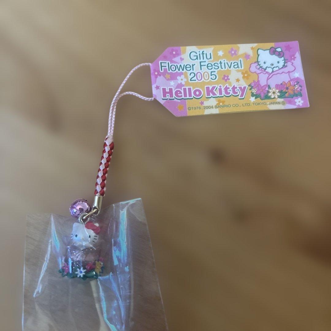 1月限定値下げ　レア 岐阜花博限定 キティ 根付 ストラップ
