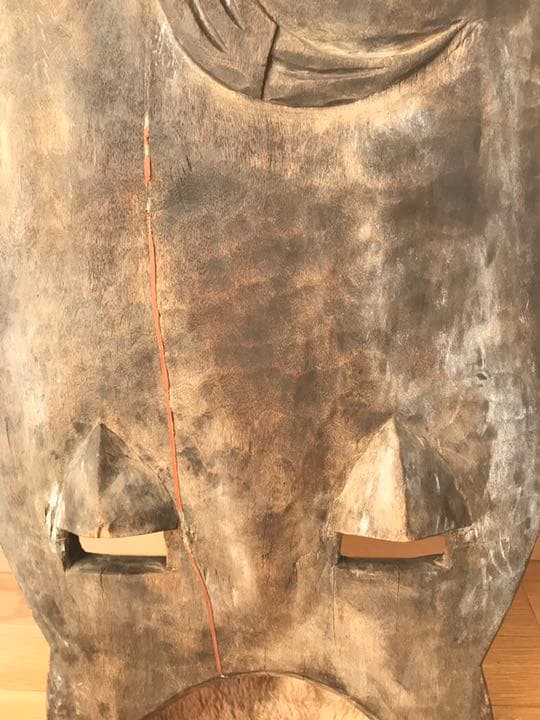 アフリカ　組立椅子　アンティーク　セヌフォ　木彫