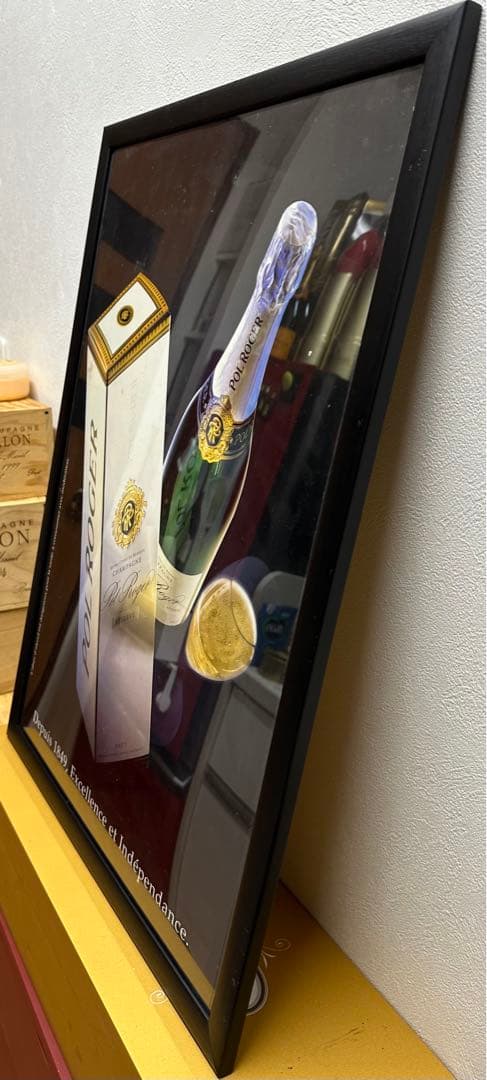 シャンパーニュ・ポール・ロジェ額入りポスター