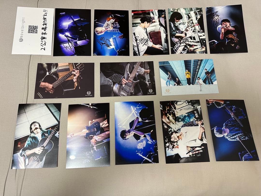Novelbright ポストカード 14枚セット サイン