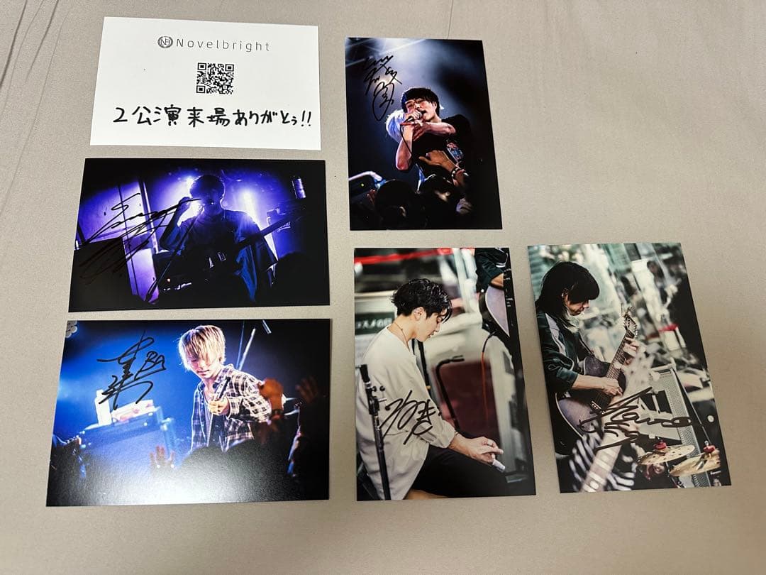 Novelbright ポストカード 14枚セット サイン