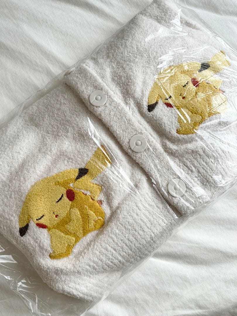 【タグ付】ジェラピケ ポケモン ユニセックスカーディガン ピカチュウ