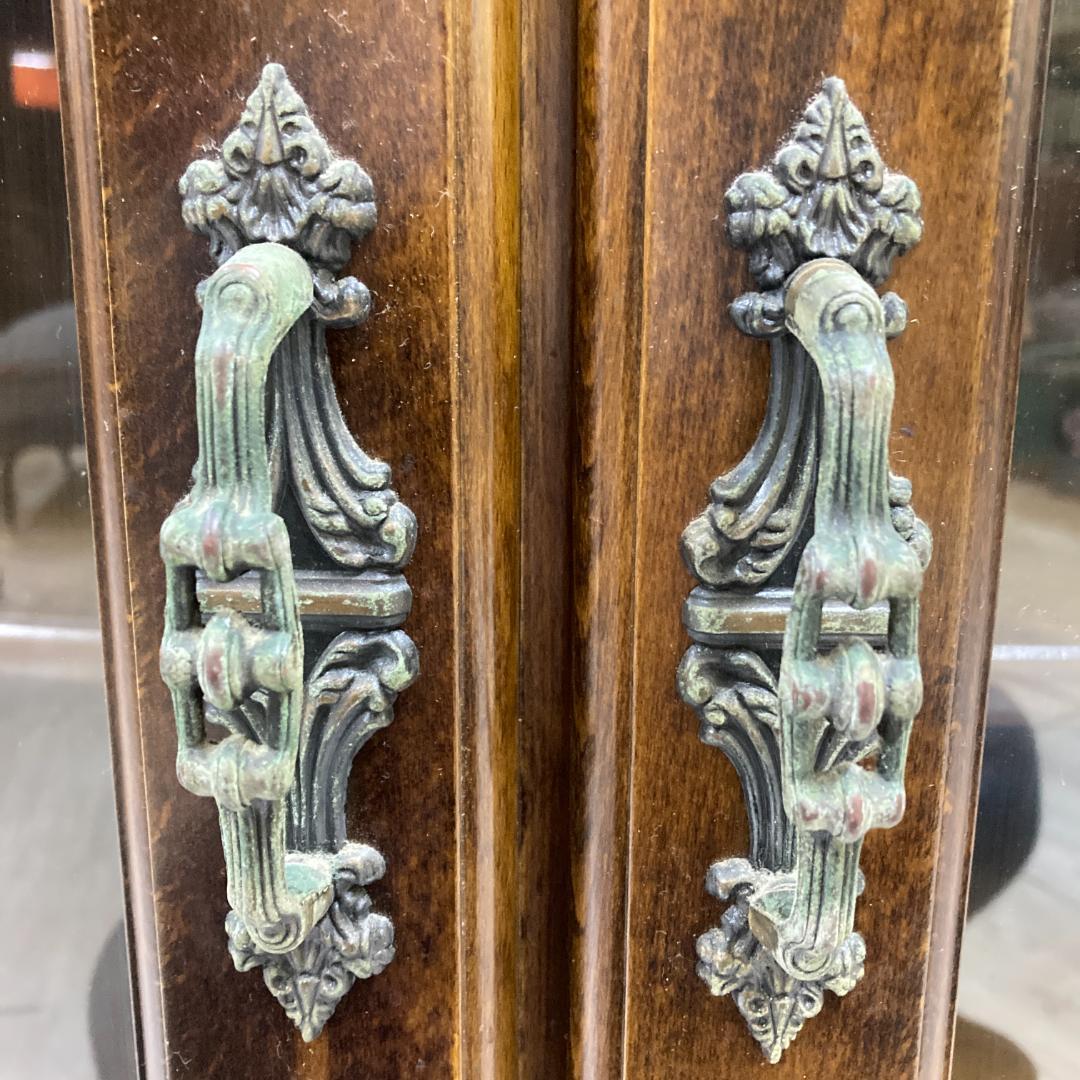 【カリモク】コロニアル　コーナーテレビボード　ローボード　テレビ台